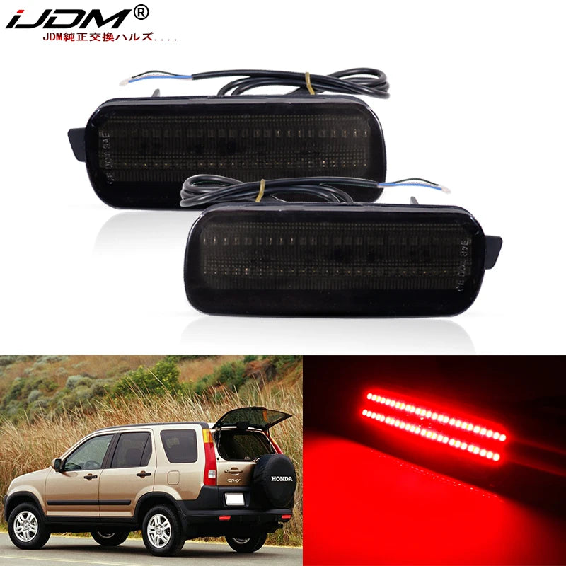 LED Bumper Reflector Lights Tail Brake Fog for Honda CRV Exterior Light iJDM