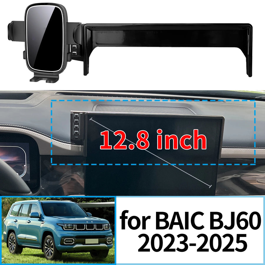 Wireless Charging Phone Mount for BAIC BJ60 2023–2025 Car Phone Holder CATUSIKI