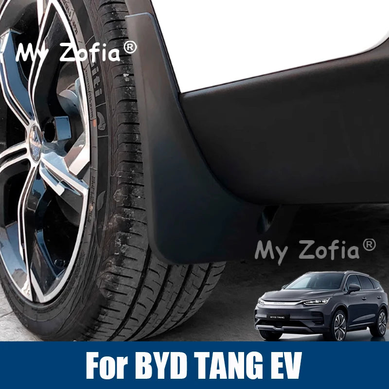 Full Cover Mud Guards For BYD Tang EV 2022 2023 2024 2025 Front and Rear Dedicated ABS Mudguard Car Accessories Mud Guard | C