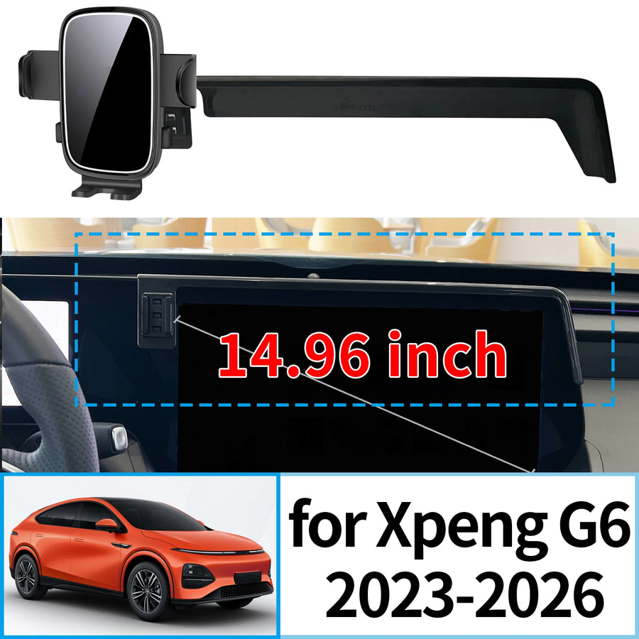 Smart Wireless Fast Charging Phone Holder for Xpeng G6 2023-2026 Car Phone Holder CATUSIKI