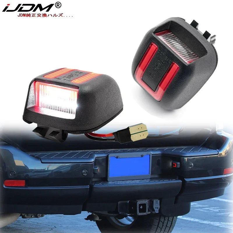 OLED License Plate Light for Nissan Navara D40 Car Interior Accessory iJDM WHITE