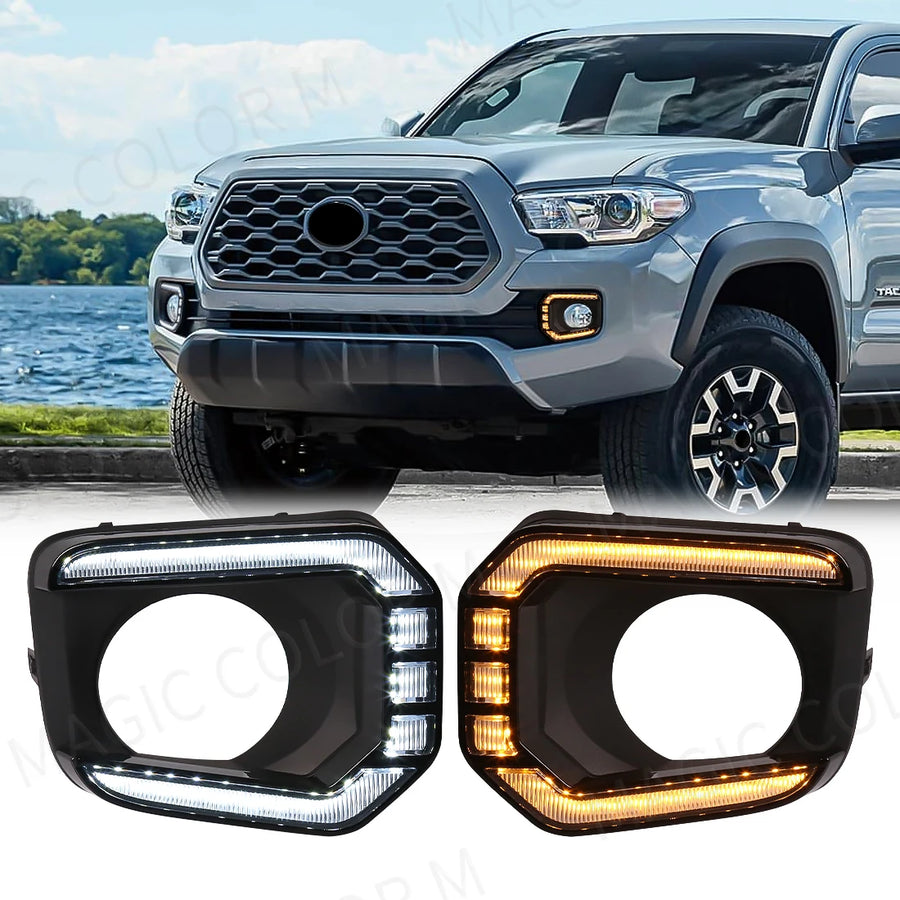 DRL Fog Lights for Toyota Tacoma 2016-2022 Car Interior Accessory MAGIC COLORM
