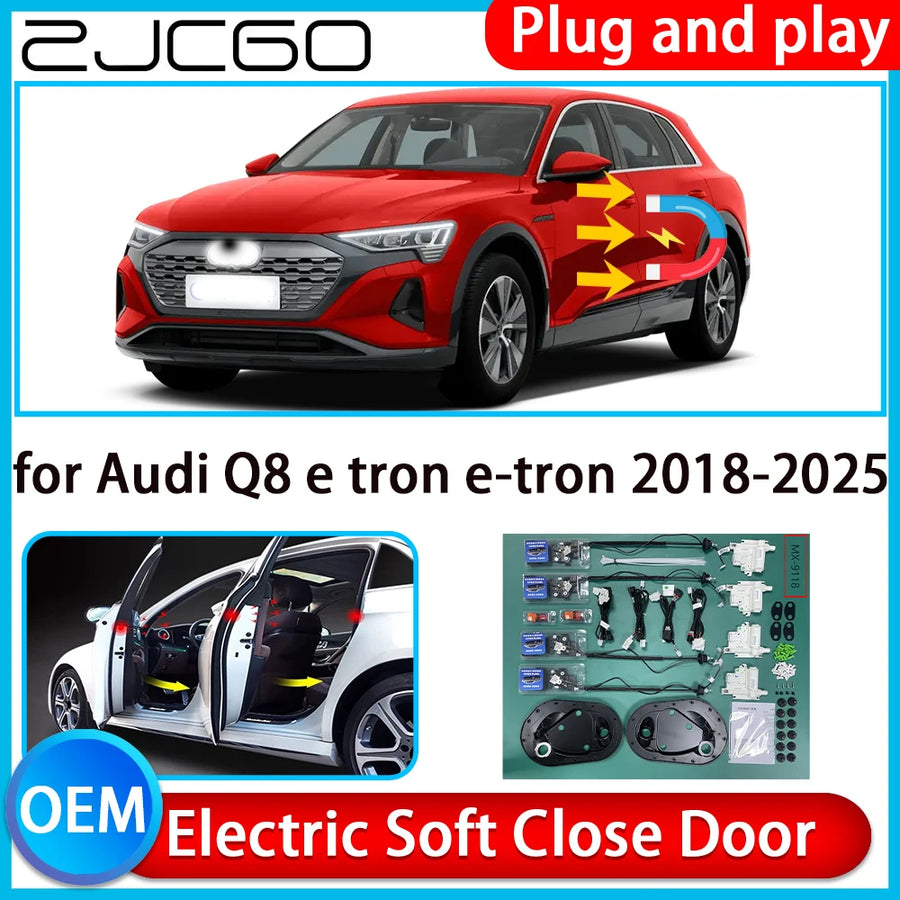 Automatic Electric Soft Close Door Kit for Audi Q8 e-tron Car Interior Accessory ZJCGO Default Title