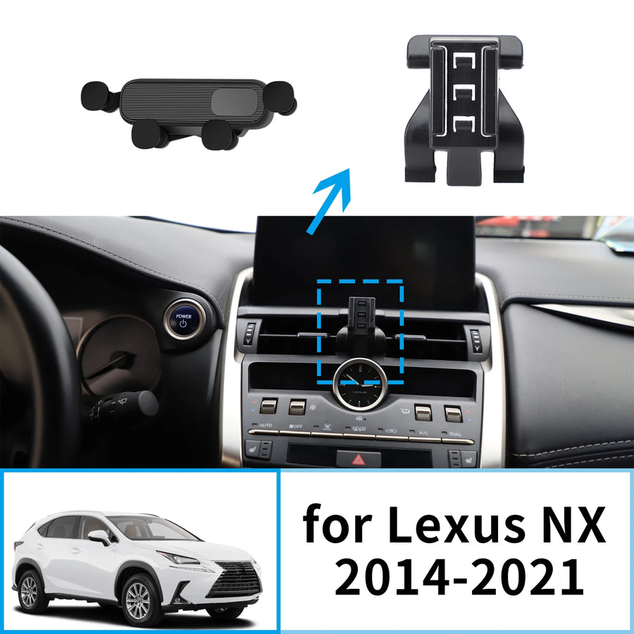 Smart Wireless Charging Phone Holder for Lexus NX 2014–2021 Car Phone Holder CATUSIKI