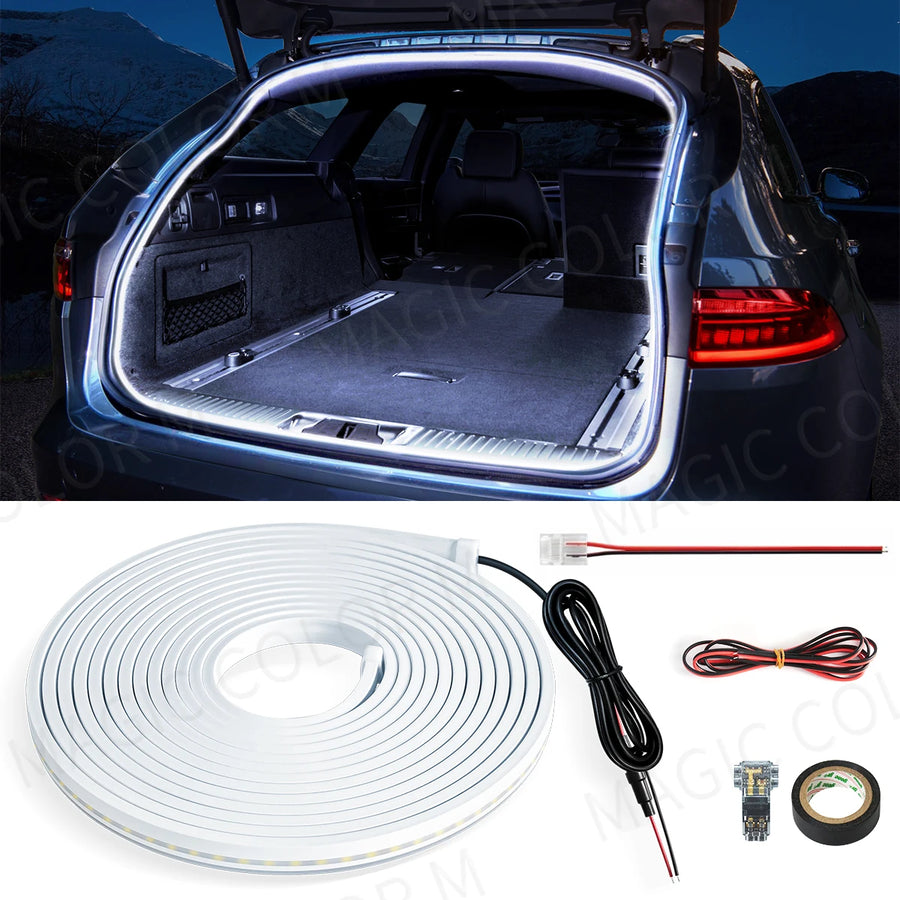 5M Flexible LED Trunk Strip Light for Tesla Model 3 LED Ambient Light MAGIC COLORM