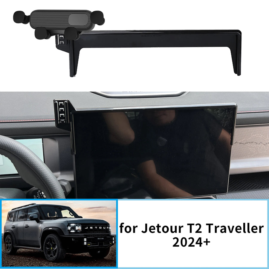 Smart Wireless Charging Phone Holder for Jetour T2 2024–2025 Car Phone Holder OEM
