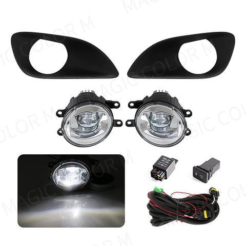 Fog Lamp DRL for Toyota Yaris 2007-2011 Sedan LED Ambient Light MAGIC COLORM Silver Sedan