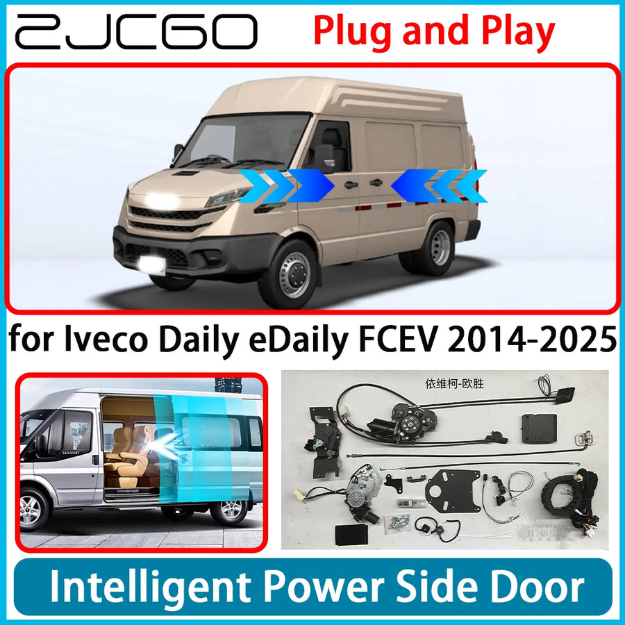 Automatic Power Sliding Door Retrofit System for Iveco Daily Car Interior Accessory ZJCGO