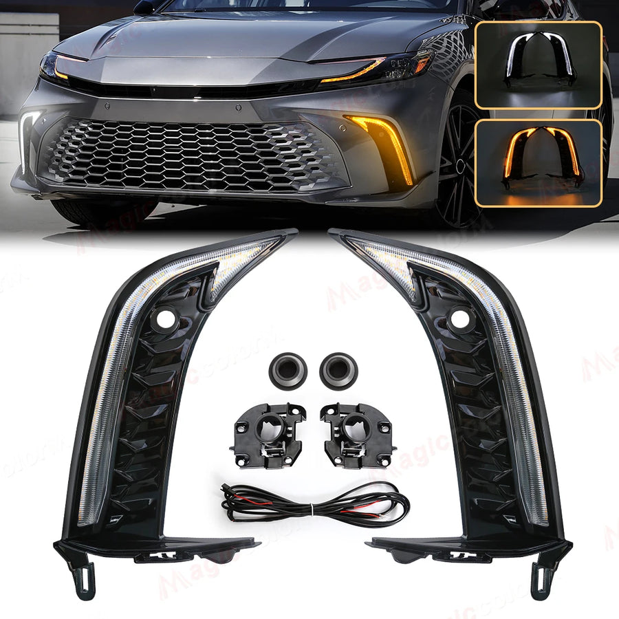 LED DRL with Radar Hole for Toyota Camry 2024 2025 LED Ambient Light MAGIC COLORM