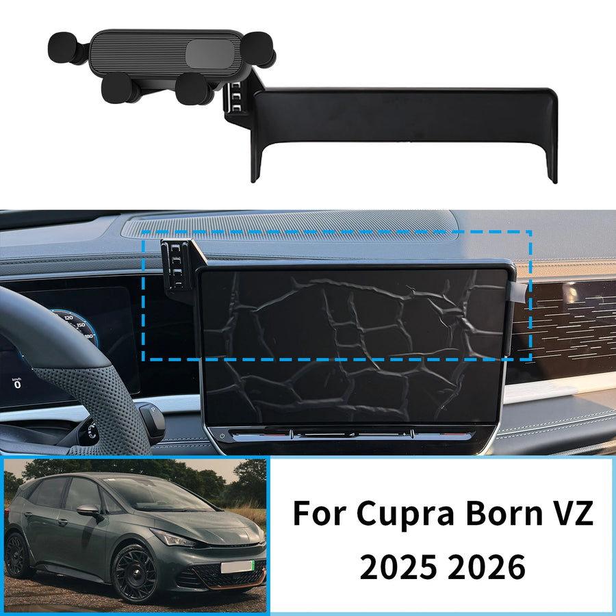 Smart Wireless Charging Phone Holder for Cupra Born 2025–2026 Car Phone Holder CATUSIKI