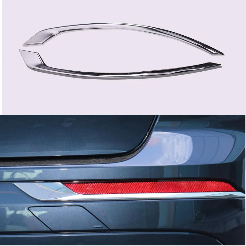 ABS Chrome Fog Light Cover for Volvo XC60 2018-2022 Car Interior Accessory LINGLUYANG