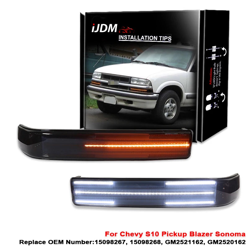 Switchback Turn Signal Lights for Chevy S10 1998 Car Interior Accessory iJDM