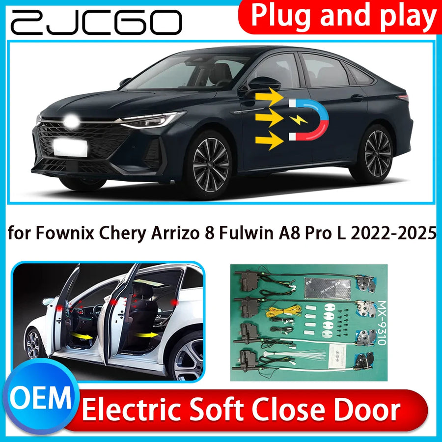 Electric Soft Close Door Latch Kit for Chery Arrizo 8 2022-2024 Car Interior Accessory ZJCGO Default Title