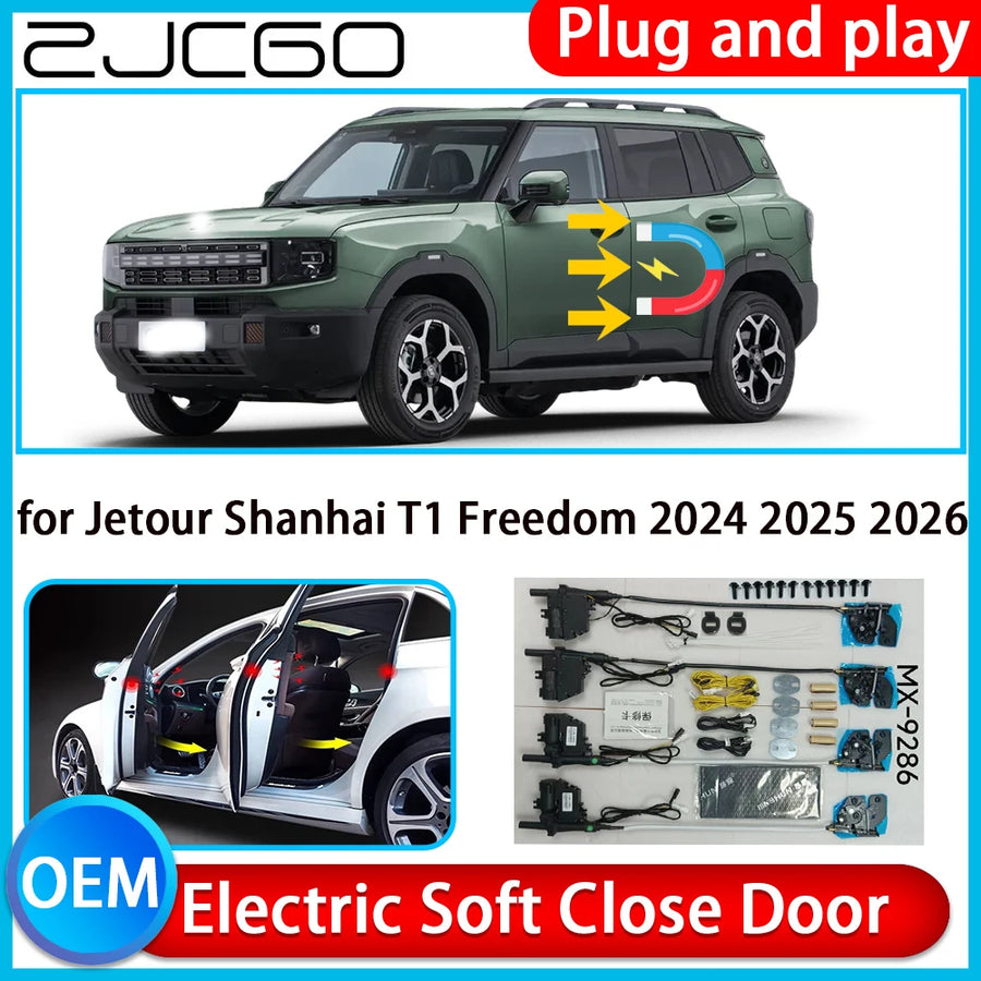 Automatic Electric Soft Close Door Kit for Jetour Shanhai 2024-2026 Car Interior Accessory ZJCGO Default Title