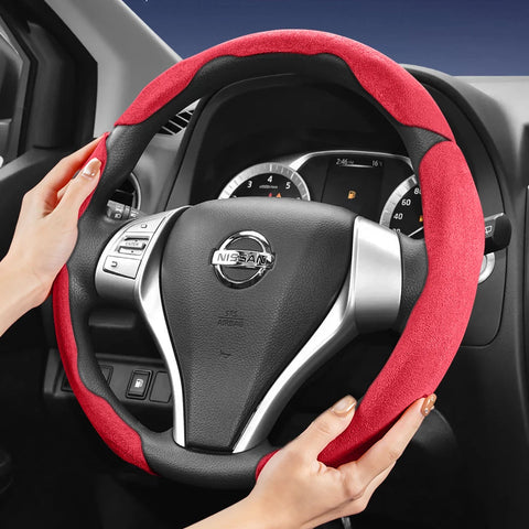 Suede Snap-On Wheel Cover for Nissan Rogue X Car Interior Accessory Hocasen