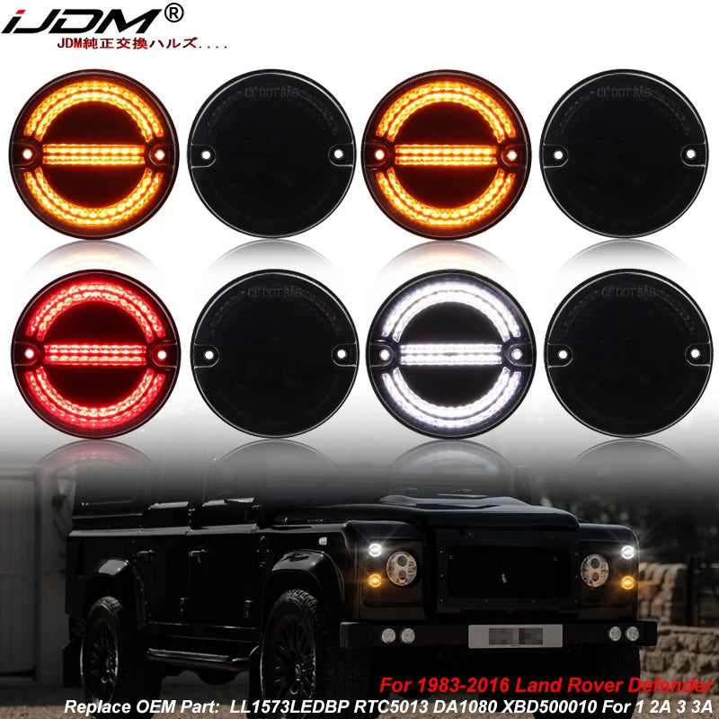 8pc LED Light Upgrade Kit for Land Rover Defender LED Ambient Light iJDM