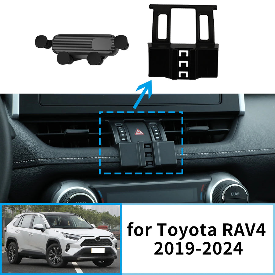 Smart Wireless Fast Charging Phone Holder for Toyota RAV4 2019-2024 Car Phone Holder OEM