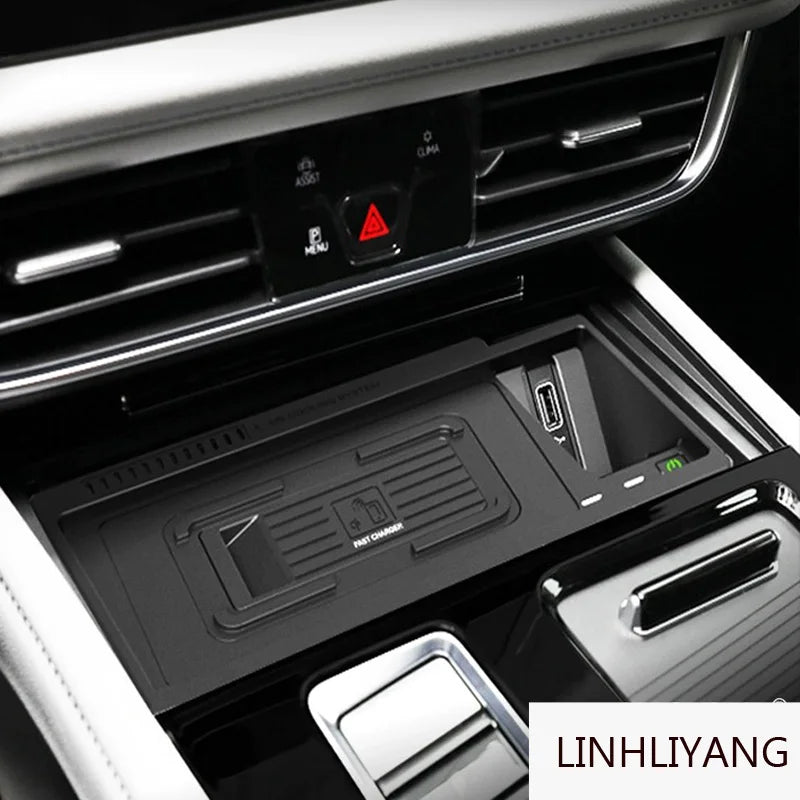 Wireless Charging Plate 15W Fast for VW Teramont Car Interior Accessory LINGLUYANG