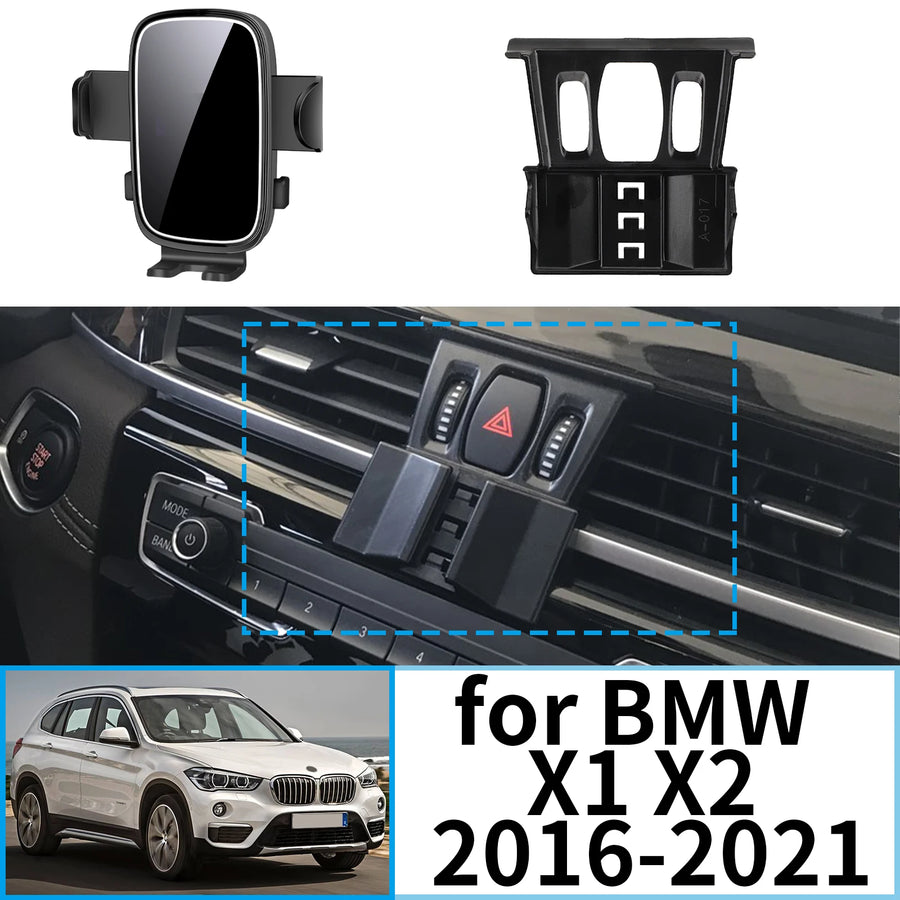 Wireless Charging Phone Mount for BMW X1 X2 F48 F49 F39 Car Phone Holder CATUSIKI