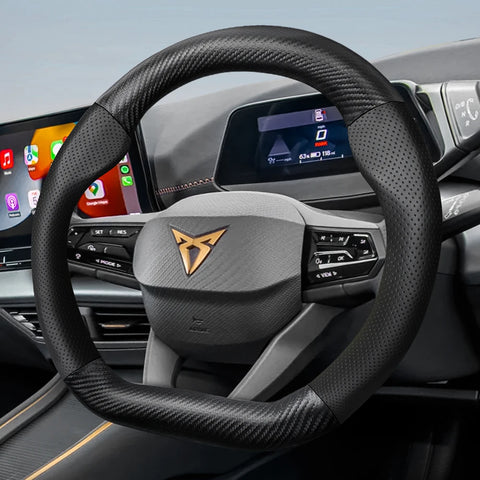 Matte Carbon Fiber Wheel Cover for Cupra Formentor Car Interior Accessory Hocasen
