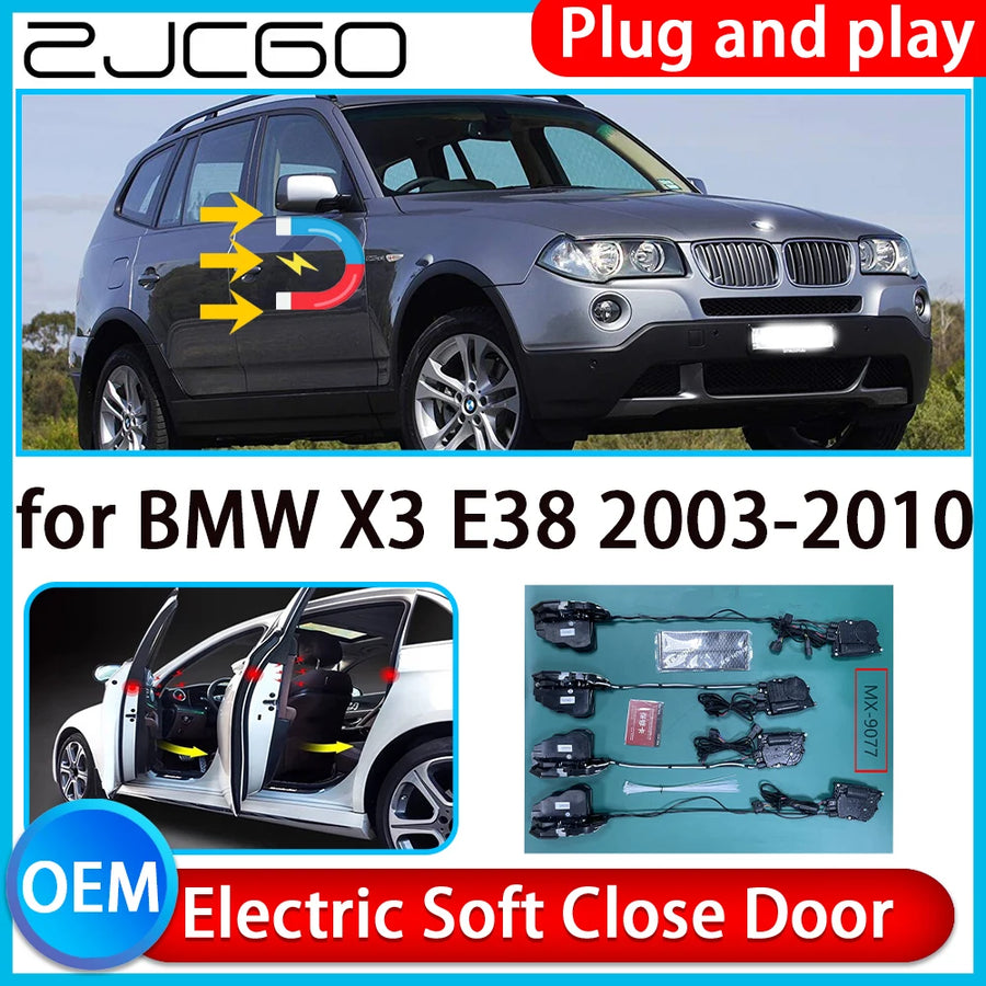 Electric Soft Close Door Kit for BMW X3 2003–2010 Car Interior Accessory ZJCGO Default Title