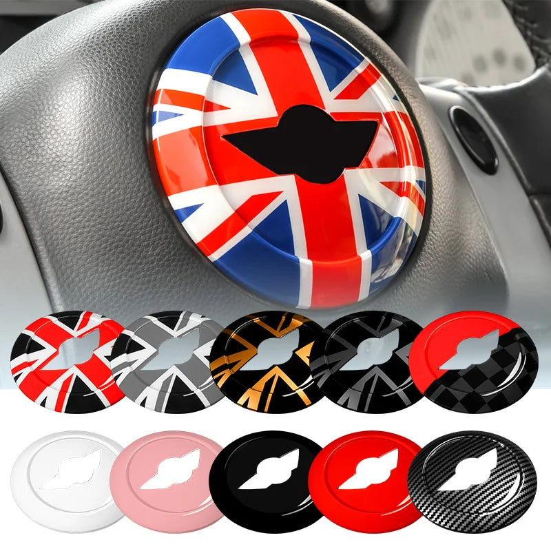 Steering Wheel Center Emblem for Mini Cooper R-Series Car Interior Accessory GMUNI