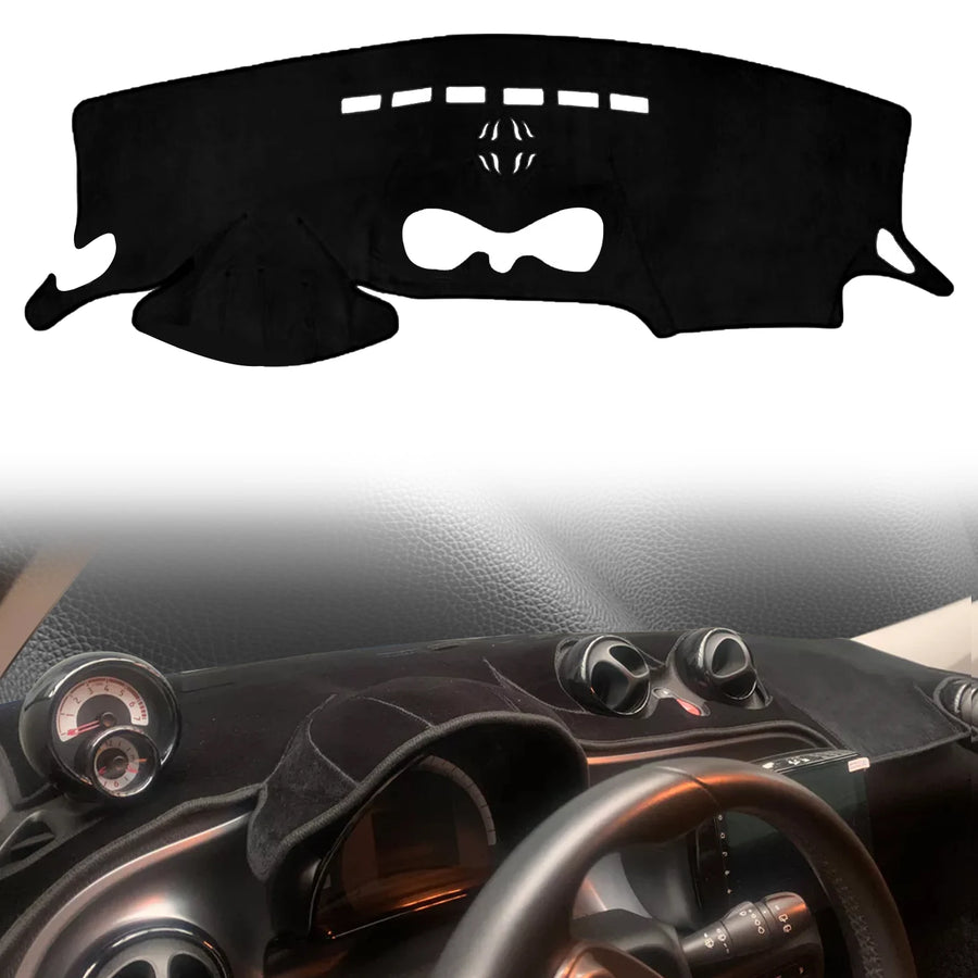 Premium Leather Dashboard Cover Mat for Smart Fortwo 2014–2025 Dashboard Mat CATUSIKI
