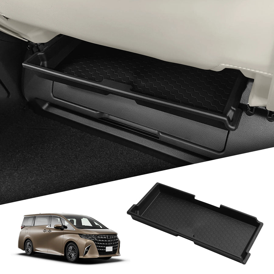 Toyota Alphard Vellfire 40 Series 2023-2026 Co-pilot Under Seat Storage Box Car Front Seat Lower Box Accessories Under Seat S