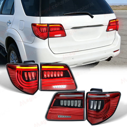 Dynamic LED Tail Lights for Toyota Fortuner 2012-2015 LED Ambient Light MAGIC COLORM