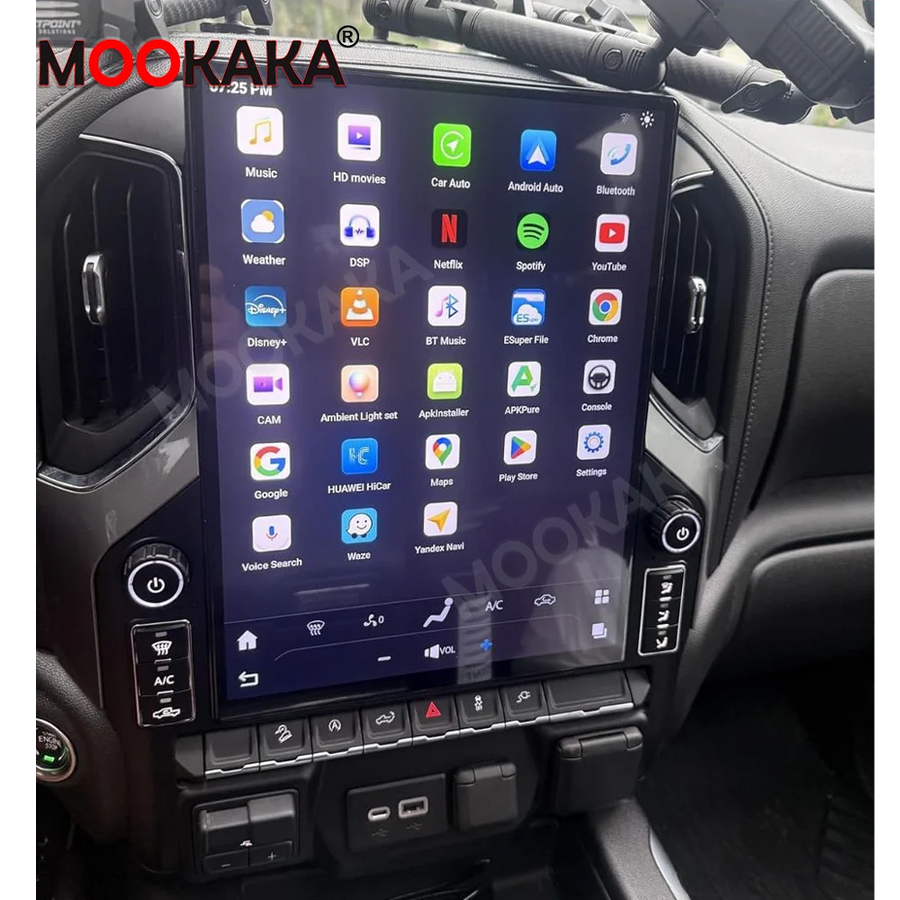 15.6 Inch Android 13 Multimedia GPS for Chevrolet Silverado 2019 Android Head Unit Aotsr