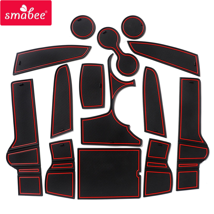 Anti-Slip Gate Slot Cup Mat for Kia Sportage Car Interior Accessory OEM 22SPORTAGE NQ5 RED 14pcs