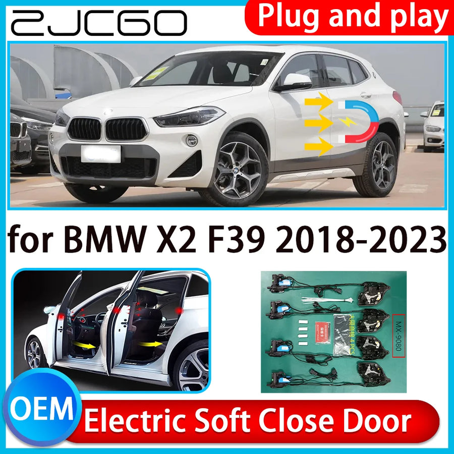 Automatic Electric Soft Close Door Kit for BMW X2 2018–2023 Car Interior Accessory ZJCGO Default Title