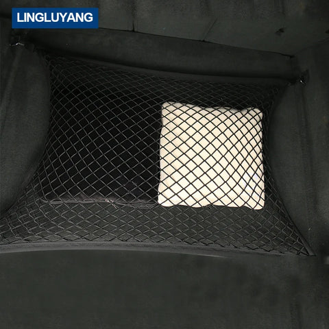 Trunk Organizer Net Storage Box for Volvo XC40/60 Car Interior Accessory LINGLUYANG