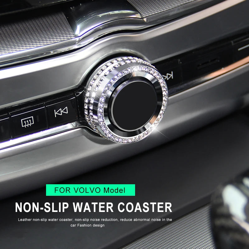 Zinc Alloy Diamond Interior Trim for Volvo Car Interior Accessory LINGLUYANG