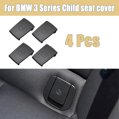 For BMW 3 Series F30 F31 F20 F21 F22 F80 M3 F34 X1 E84 E90 E87 52207319686 4X Car Rear Child Seat Fixing Isofix Cover Car Int