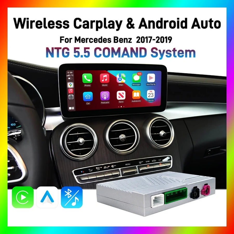 Wireless CarPlay Android Auto Interface for Mercedes Benz W213 CarPlay Retrofit Module ANYFAR