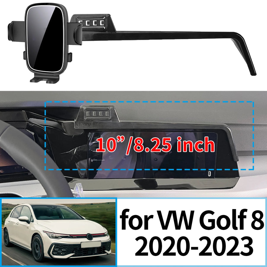 Wireless Charging Phone Mount for VW Golf 8 MK8 2020–2023 Car Phone Holder CATUSIKI