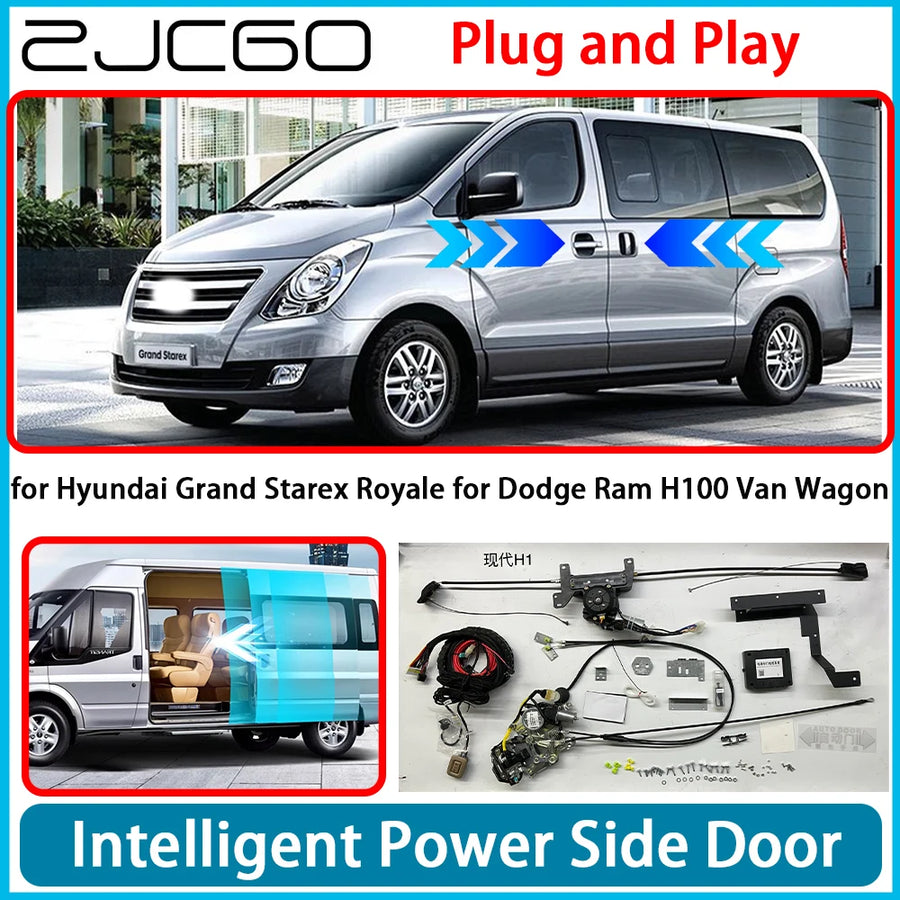 Dual Power Sliding Door Upgrade for Hyundai Grand Starex Car Interior Accessory ZJCGO