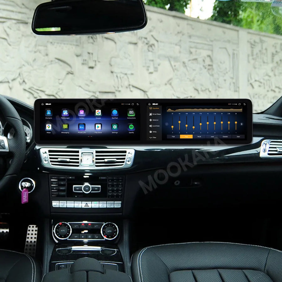 24.6-Inch Android 14 Wide-Screen Navigation for Mercedes Benz CLS Android Head Unit Aotsr 8GB 128GB Eight Core