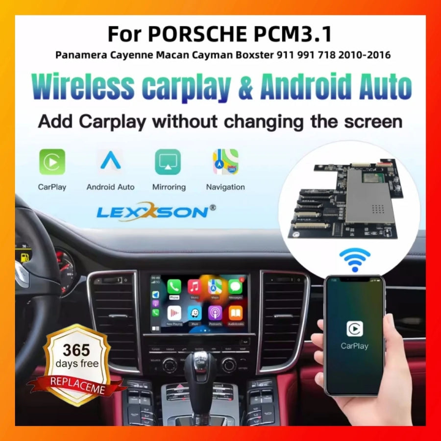 Wireless CarPlay Retrofit Module for Porsche PCM3.1 2010-2016 CarPlay Retrofit Module LEXXSON