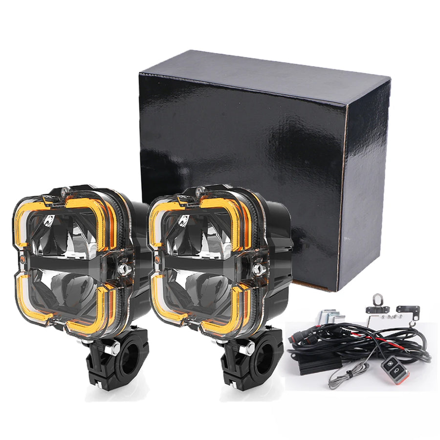 Super Bright LED Auxiliary Light Fog Lamp for BMW R1200GS F800GS F700GS F650 K1600 Motorcycle Headlight 12v 24v Led Work Ligh