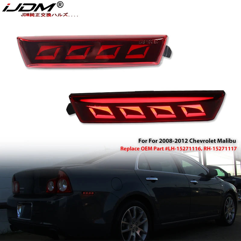 LED Side Marker Light for Chevy Malibu 2008‑2012 LED Ambient Light iJDM