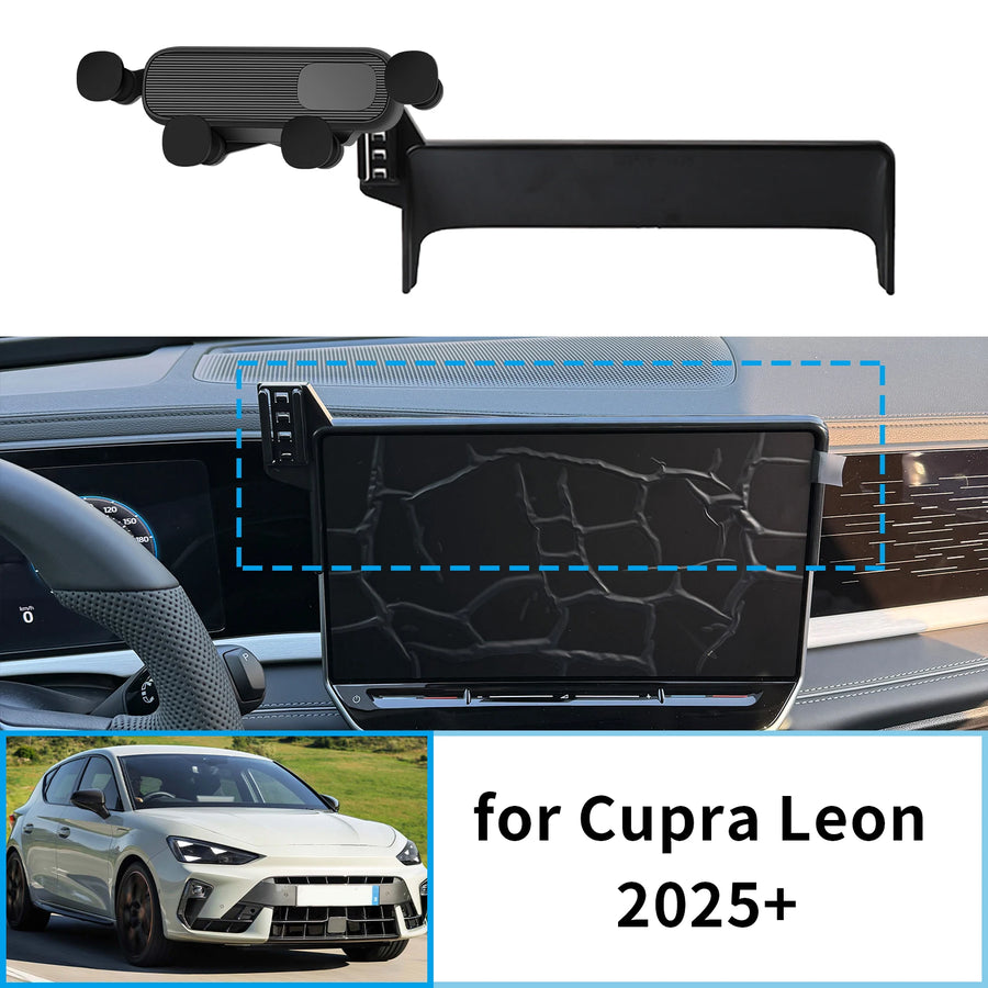 Magnetic Wireless Charging Phone Holder for Cupra Leon 2025-2026 Car Phone Holder CATUSIKI
