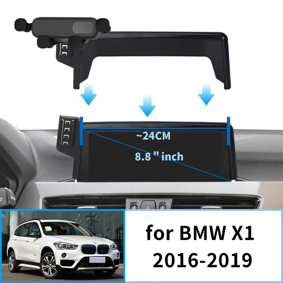 Wireless Charging Phone Mount for BMW X1 2016–2019 Car Phone Holder OEM