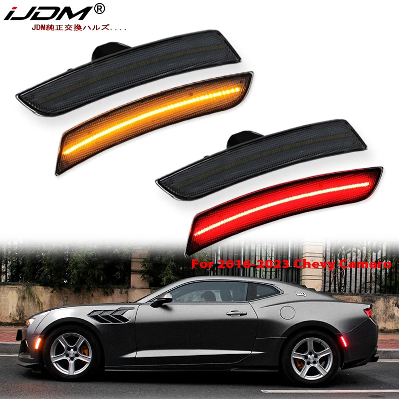 LED Side Marker Light Chevy Camaro 16-Up Car Interior Accessory iJDM