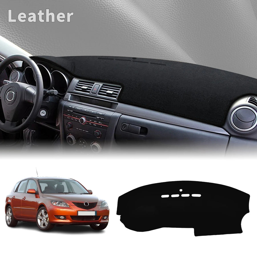 Premium Leather Dashboard Cover Mat for Mazda 3 BK 2003–2008 Dashboard Mat CATUSIKI