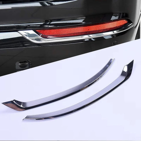 Chrome Rear Fog Lamp Cover Trim for Volvo XC90 Car Interior Accessory LINGLUYANG