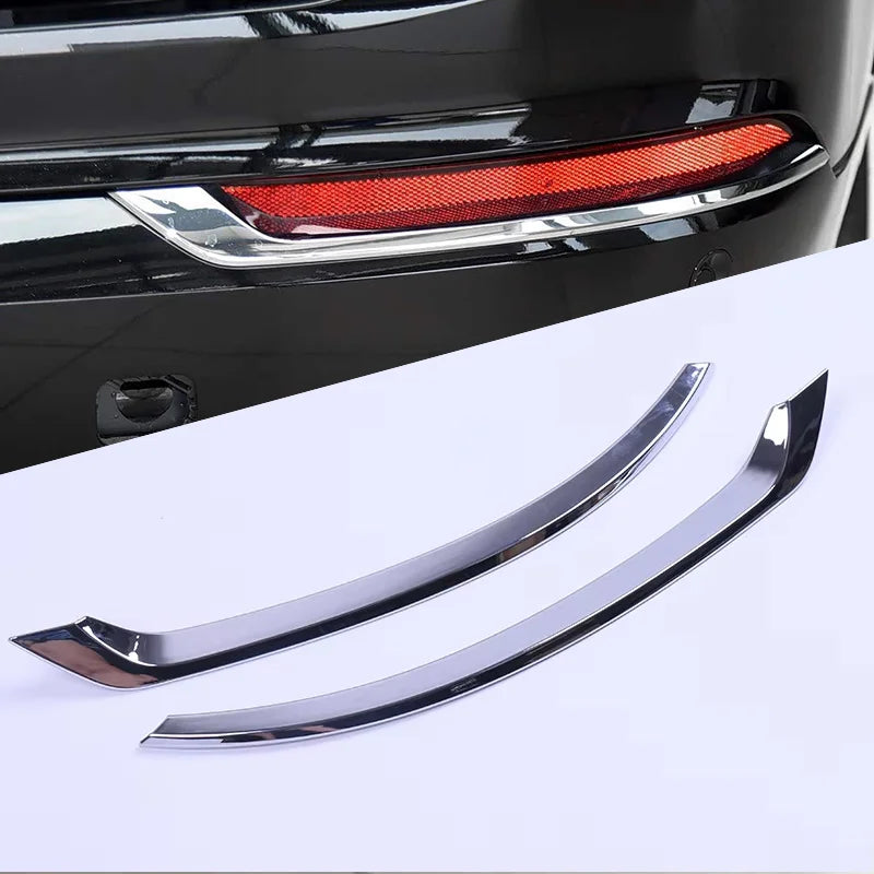 Chrome Rear Fog Lamp Cover Trim for Volvo XC90 Car Interior Accessory LINGLUYANG