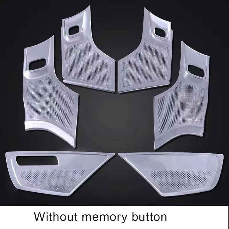 Stainless Door Horn Trim for Volvo XC90 2015-2025 Car Interior Accessory LINGLUYANG