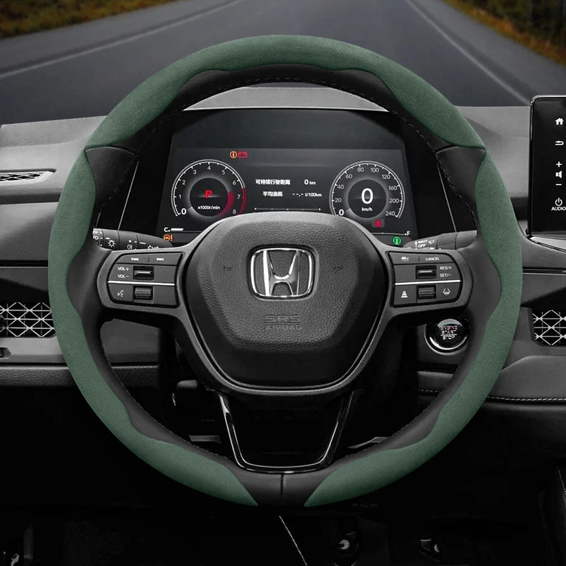 Segmented Suede Cover for Honda Civic Accord Fit Car Interior Accessory Hocasen